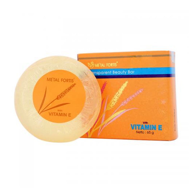 [65gr] Fortis Transparent Beauty Bar Soap Vitamin E | Sabun Mandi