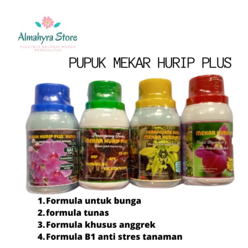 mekar hurip plus tunas/vitamin B1/tanaman hias/bunga anggrek