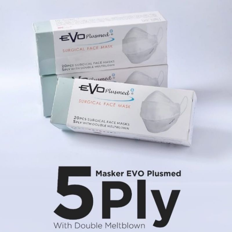 Masker Medis Evo Plusmed 5 Ply