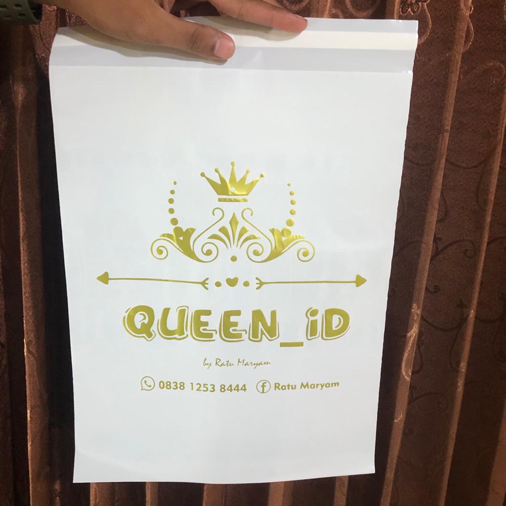 CUSTOM SABLON PLASTIK POLYMAILER MURAH .