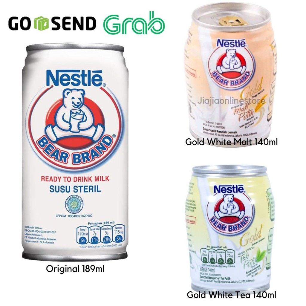 

Susu Beruang Bear Brand Susu Steril Bear Brand White Tea Gold White