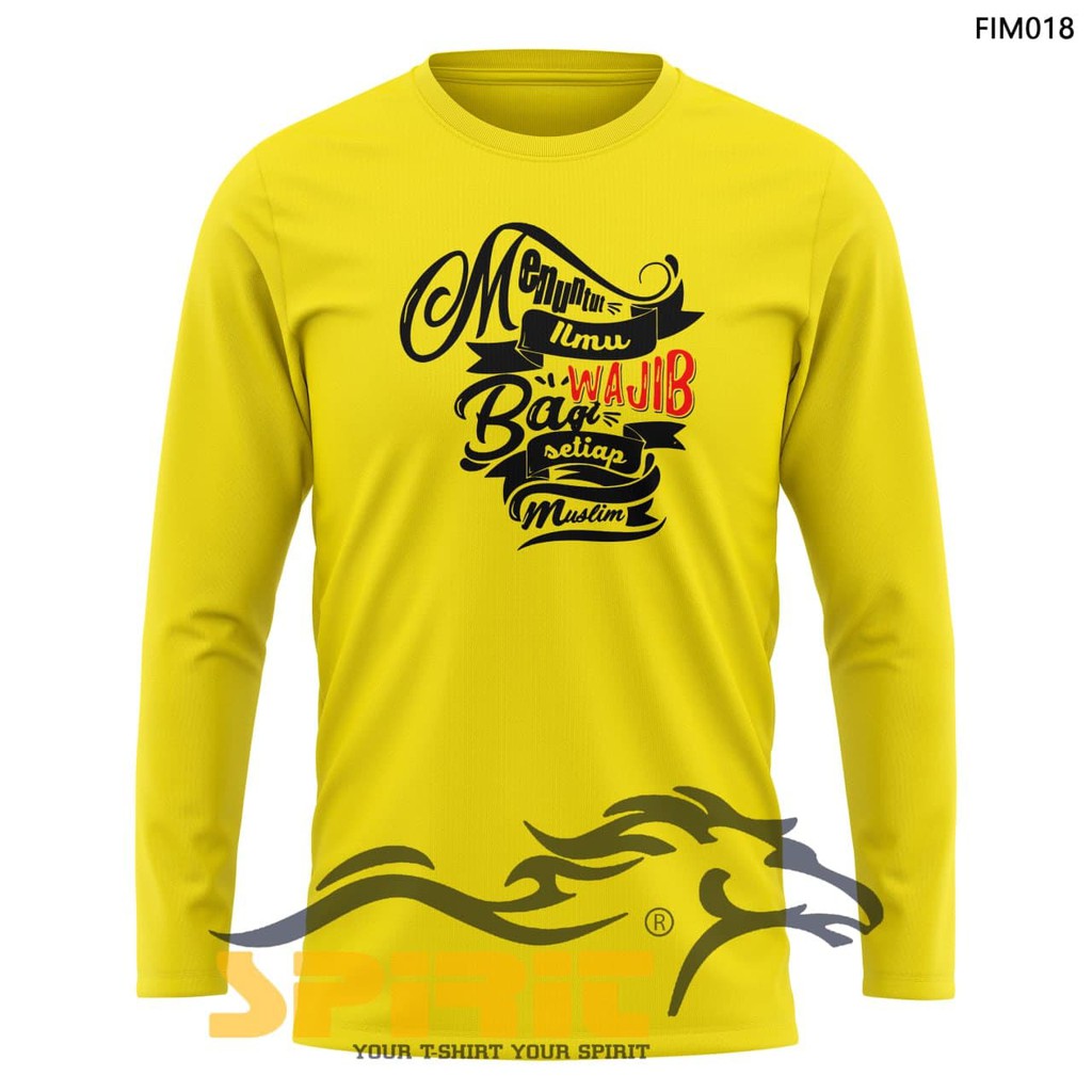 kaos islami lengan panjang Pria Distro Murah - Sprit T-shirt