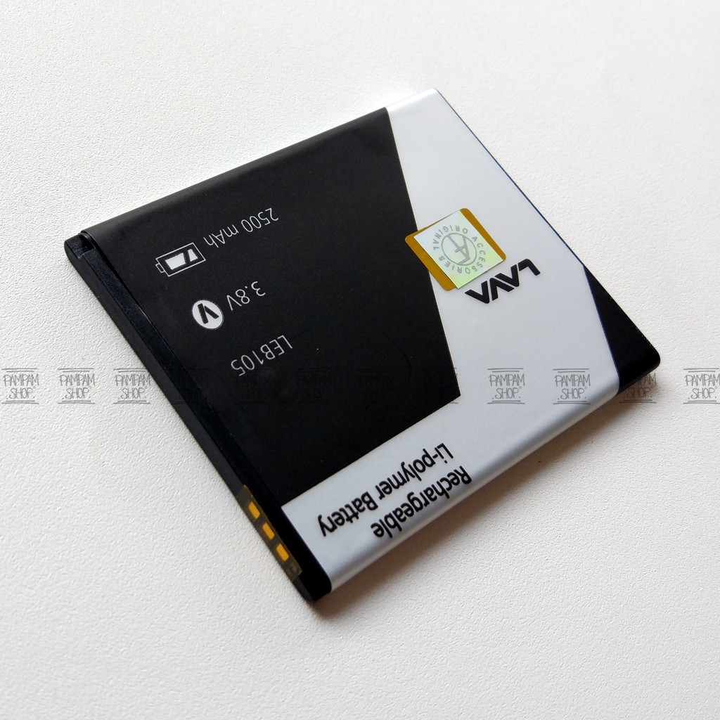 Baterai Lava Iris 750 758 LEB105 LEB 105 Original OEM Batre Batrai Battery Ori HP LEB-105