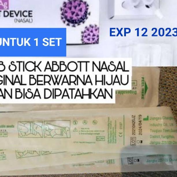 Swab Antigen Abbott Nasal per 1 Set Komplit