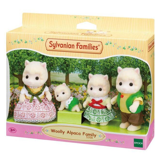 New Arrival Sylvanian Families - Wooly Alpaca Family