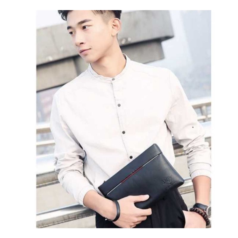 Tas Genggam Dompet kulit Pria