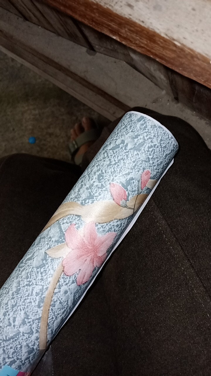 Wallpaper Sticker Dinding-bunga Tosca