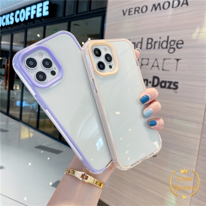 3 in 1 Soft Case Pelindung Penuh Warna Permen Macaron Untuk Samsung A52 A12 A03s A32 A13 A22 A31 A30 A20 A52s A71 A51 A30 A20 A52s A02s A11 A722