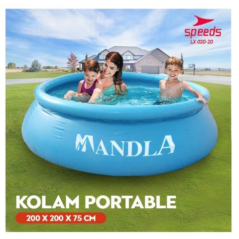 Kolam Portable Bak Mandi Renang Baby Bathtub