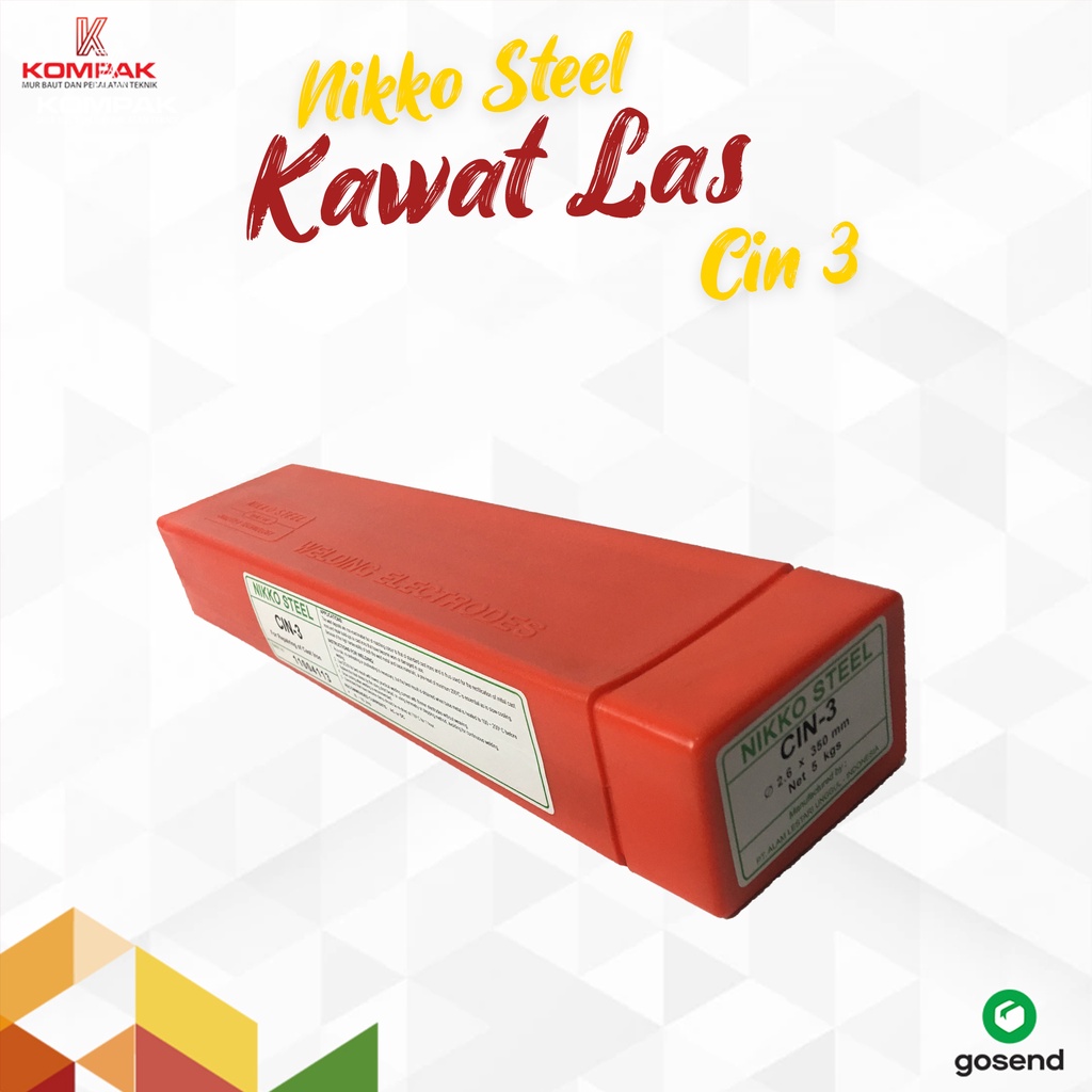 Kawat Las Nikko CIN3 2.6MM (1KG)/ CIN 3 2.6 MM CIN 3