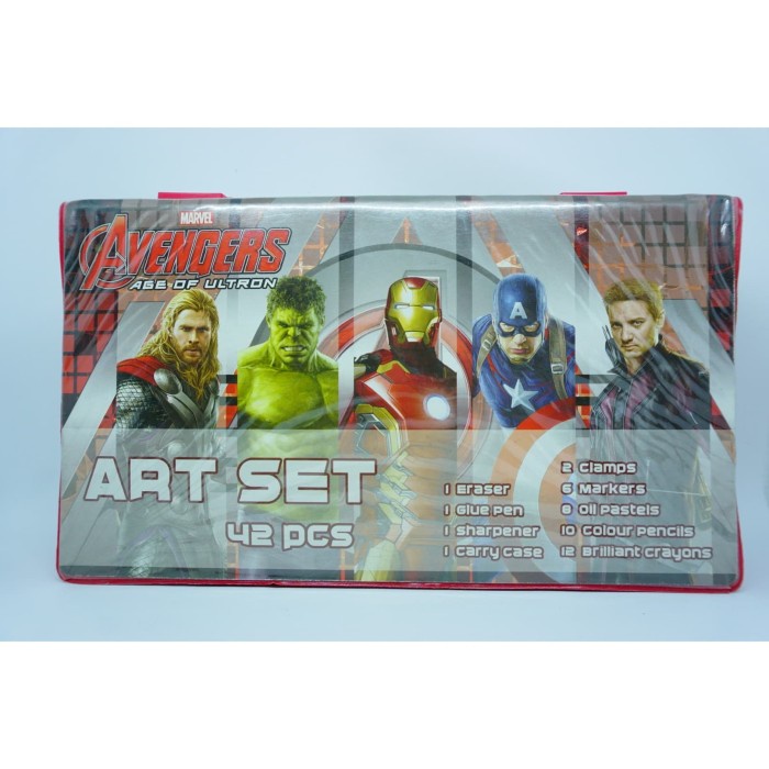 

Eklusif Art Set Avanger Paket Lengkap Pensil Warna Crayon Marvel Avangers 42 Trendi