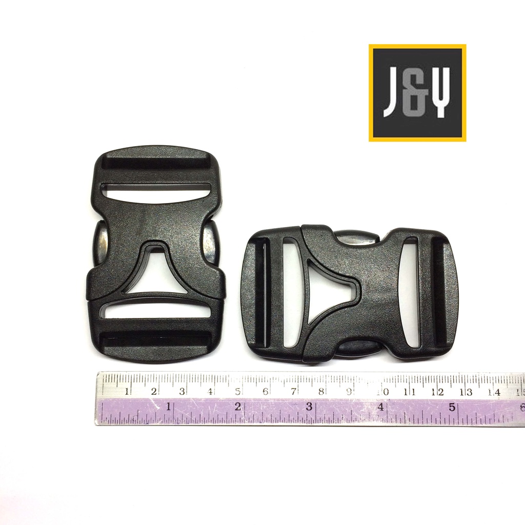 Kunci selot/slop/sodok plastik buckle tas 3.8 cm acetal