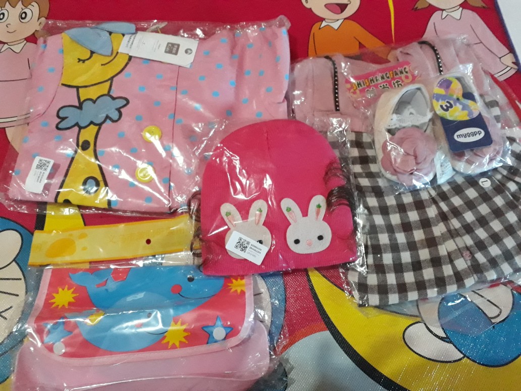 [bayar Di Tempat]celemek Makan Dengan Bahan Silikon Tahan Air Dan Gambar Kartun