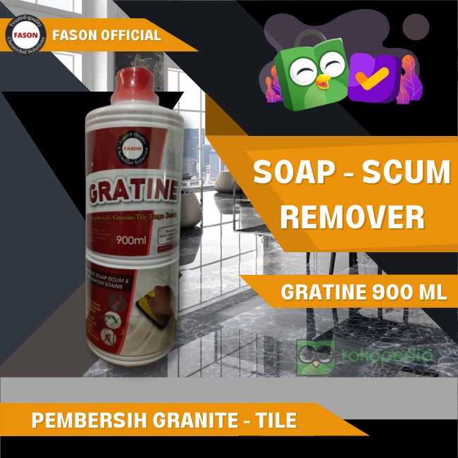 Pembersih Noda &amp; Kerak pada Keramik / Porselain FASON Gratine (900 ml)