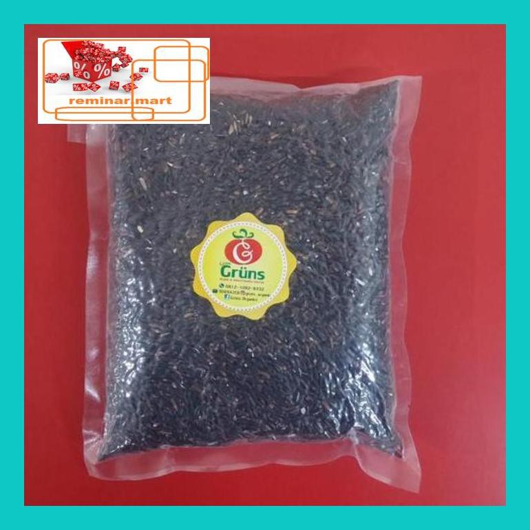 

S0Bers Grow Gruns - Beras Hitam Organik / Organic Black Rice ( 1 Kg ) Ric0S50B