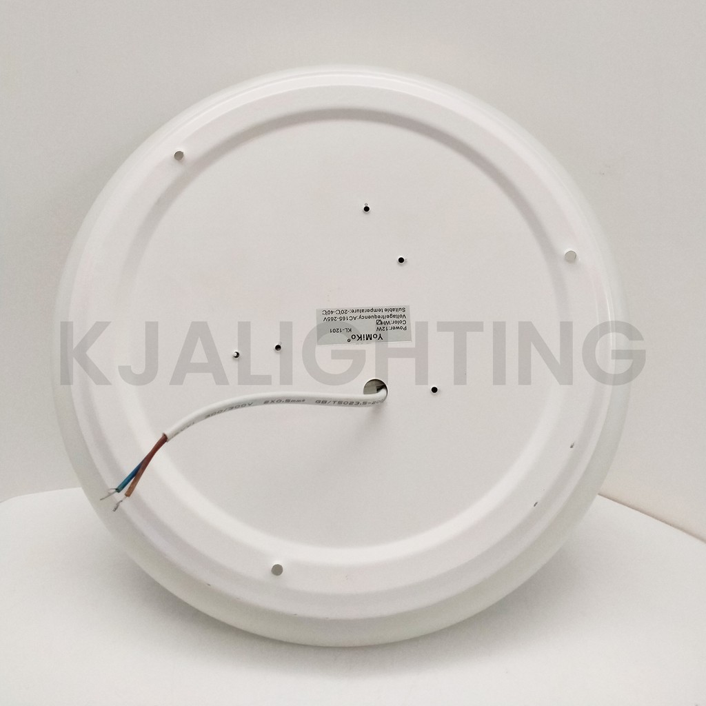 LAMPU PLAFON BULAT / BARET / CEILING LED 12W PUTIH