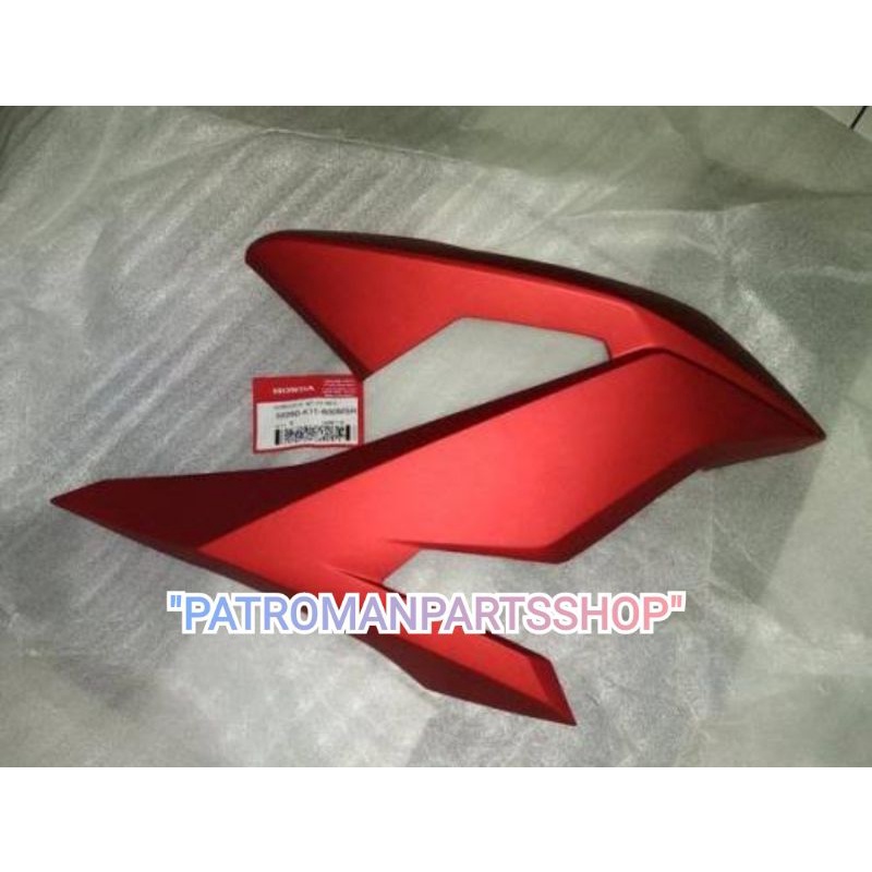 SHROUD R SAYAP KANAN TANGKI KUPINGAN TANGKI CB150R NEW V3 50260K15600MSR MERAH DOFF