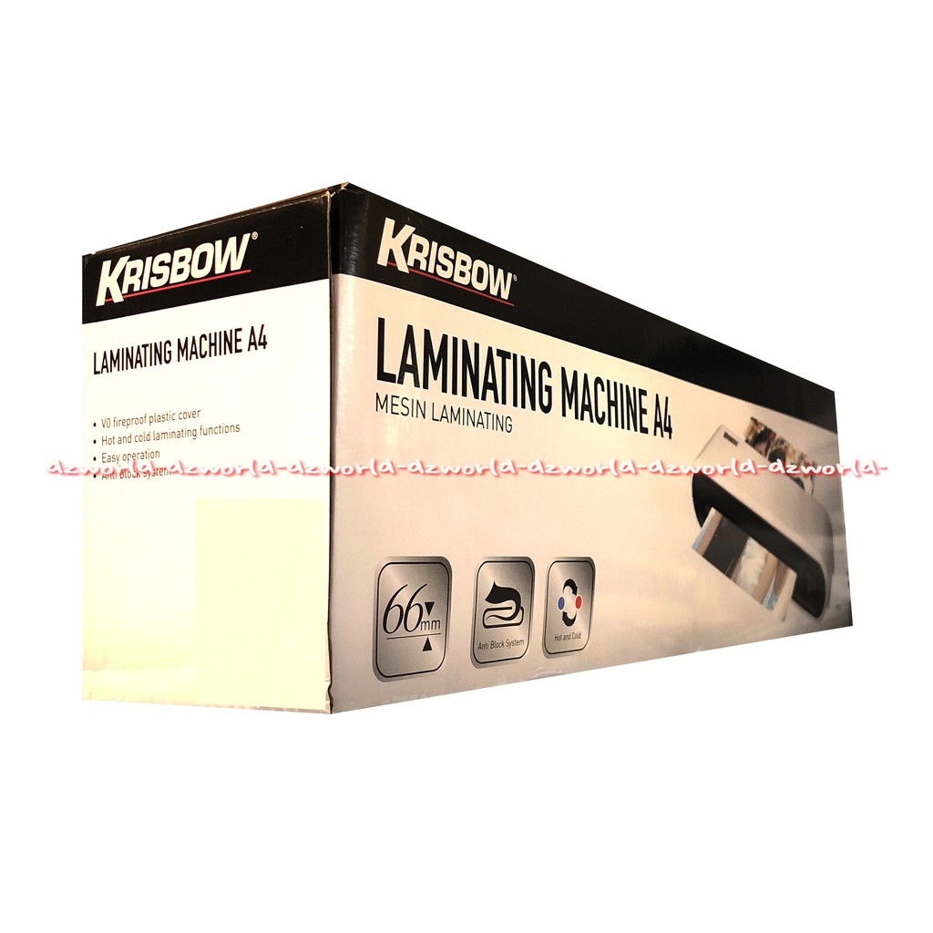 Krisbow Laminating Machine A4 Mesin Laminating Kertas Plastik Laminator A 4