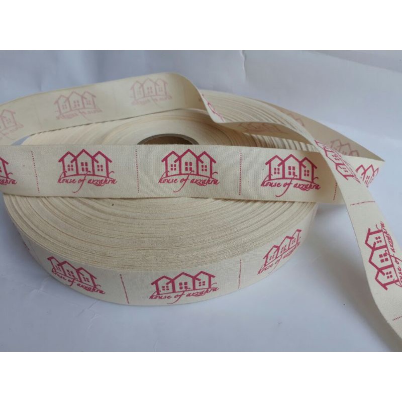 

label katun 2,6cm label baju label label hijab