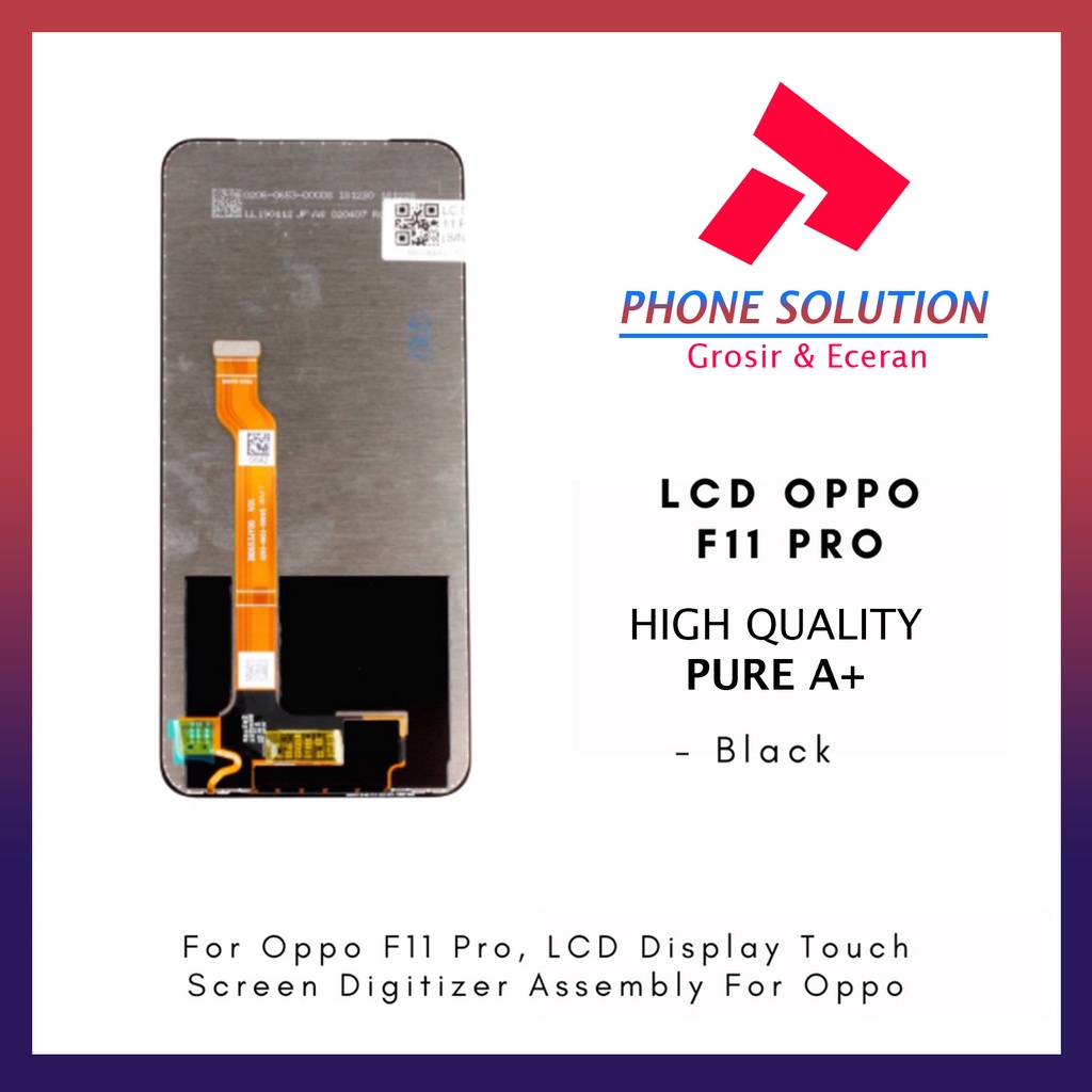 LCD Oppo F11 Pro Fullset Touchscreen - Parts Kompatibel Dengan Produk Oppo // Supplier LCD Oppo F11 - Garansi 1 Bulan