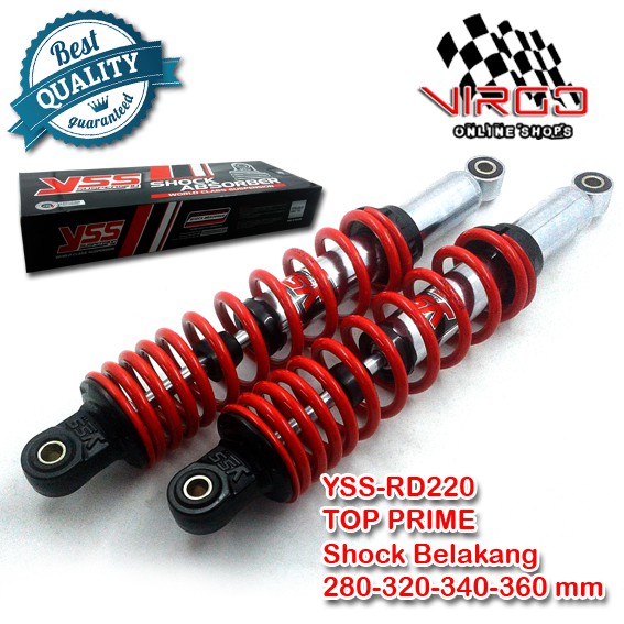YSS-RD220 TOP PRIME Shock Belakang 280-320-340-360 mm