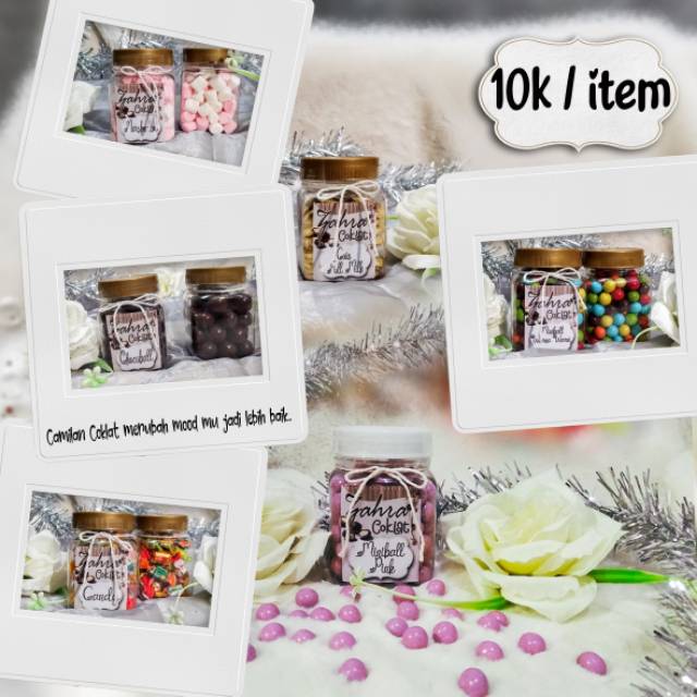 

Coklat kemasan toples mini