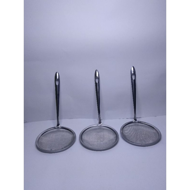 Saringan Minyak Halus / Saringan Minyak Jelantah / Saringan minyak Serbaguna Stainless ukuran 20cm