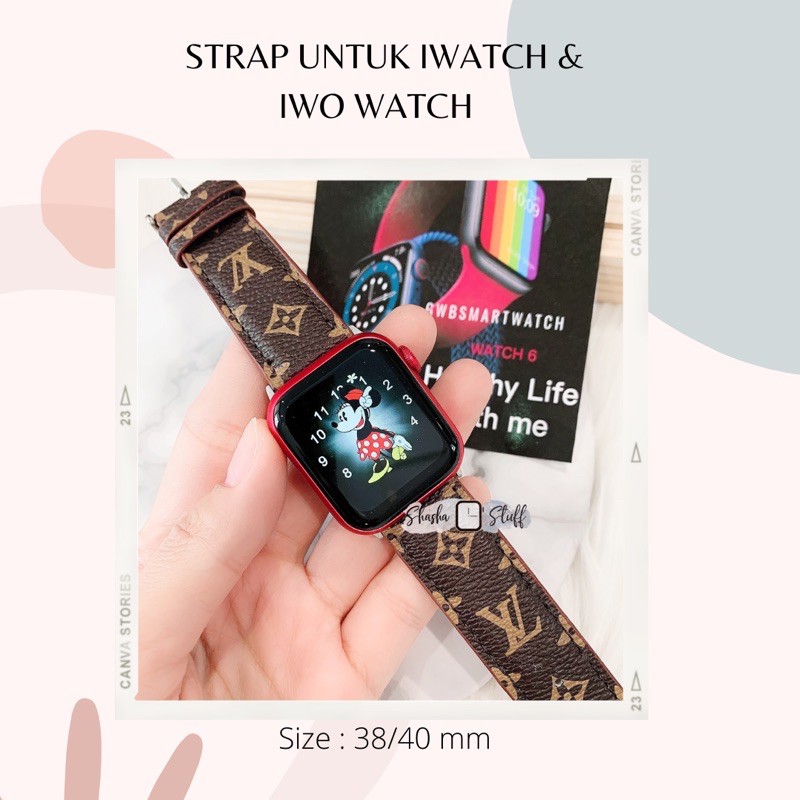 STRAP KULIT / LEATHER FOR IWATCH &amp; ANDROID