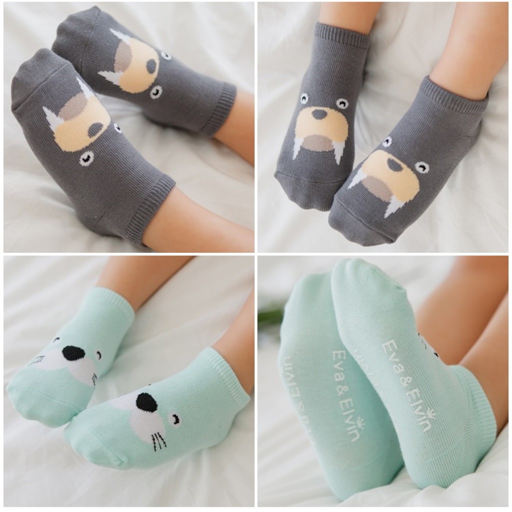 DODORY KS04 Kaos Kaki Bayi Motif Hewan Kaos kaki Anak Karakter KaosKaki Anti Slip Baby Socks Animal