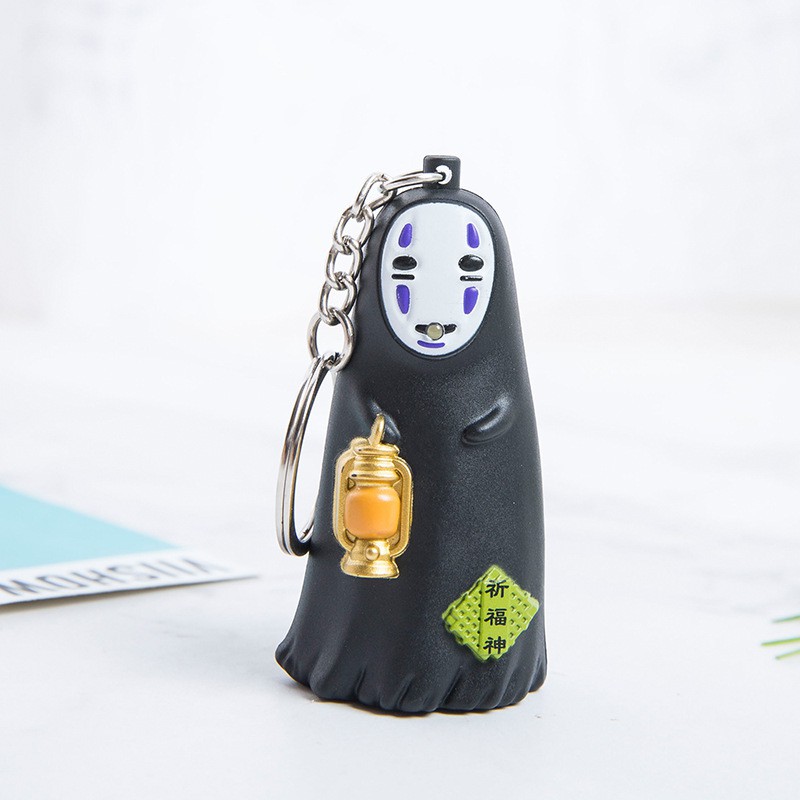 KCNF gantungan kunci keychain no face full body studio ghilbi spirited away kaonashi