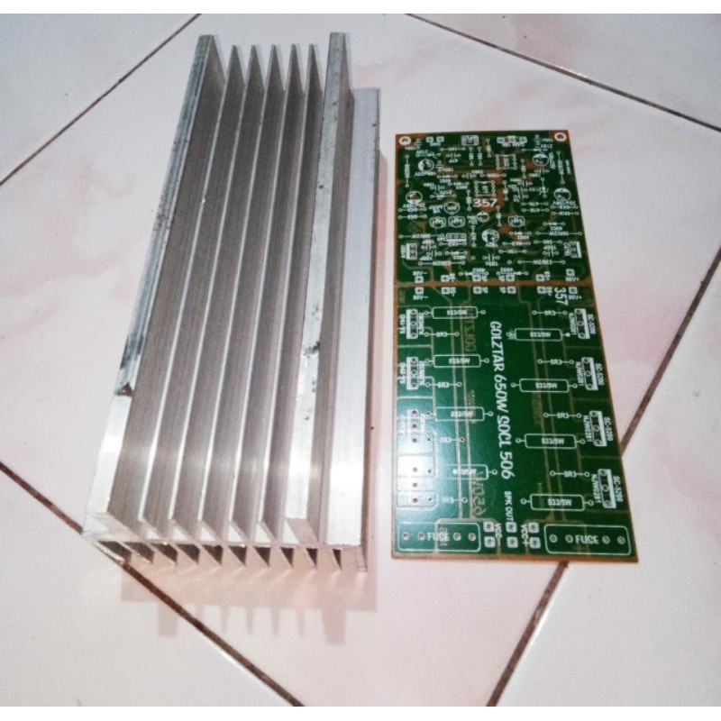 PCB SOCL 506 Input Balance Plus Heatsink 18 sirip 2U 20cm