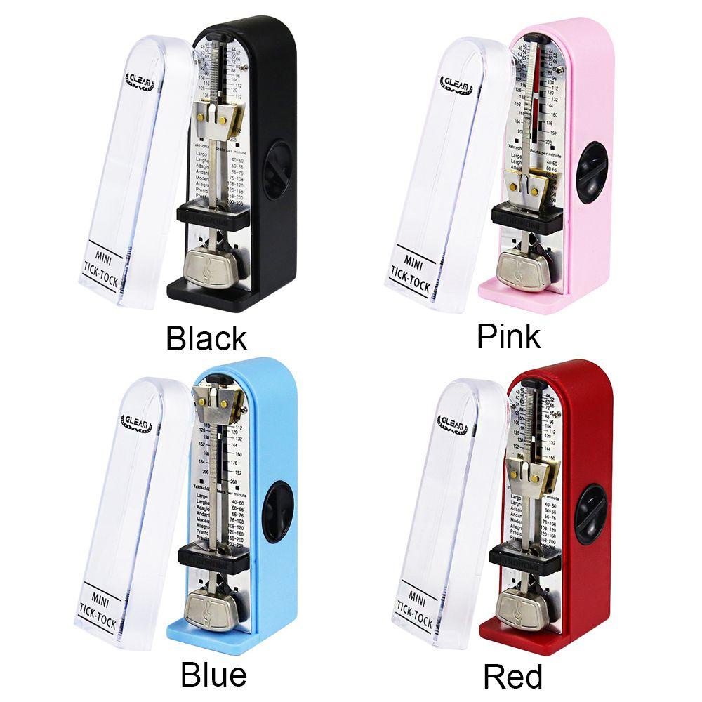 SUYO Mekanis Gerakan Metronome Mekanisme Portable Kutu Mini-tock Untuk Gitar Piano Violin Ukulele