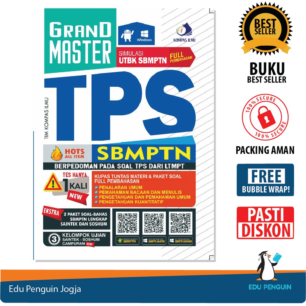 Buku Grand Master Tps Utbk Sbmptn Shopee Indonesia