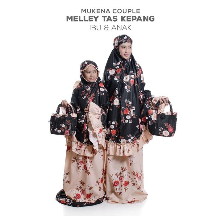 Mukena Couple Ibu Dan Anak Mukena Couple Melley Tas Kepang