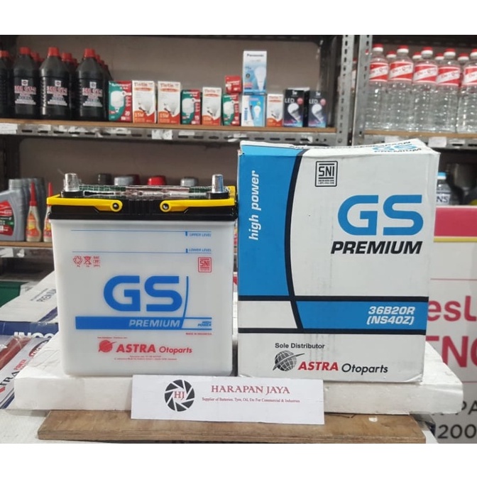 AKI MOBIL GS ASTRA PREMIUM 36B20R / NS40Z (35AH) BASAH