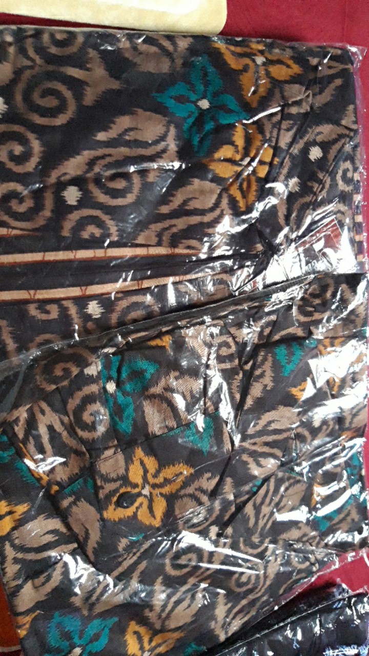 Maura Coupel-sania Ruffle Batik Coupel Ori Ndoro Jowo Garansi Shopee Termurah