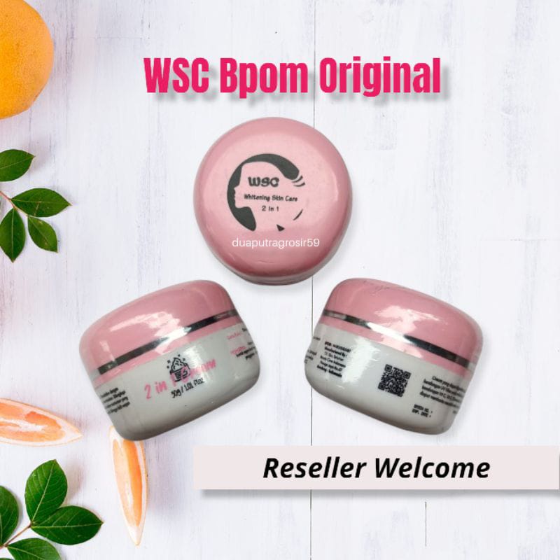 Cream WSC 2in1 / Skincare / Cream Pemutih Wajah / Penghilang flek Htam di Wajah - Cream WSC 2 in 1 B