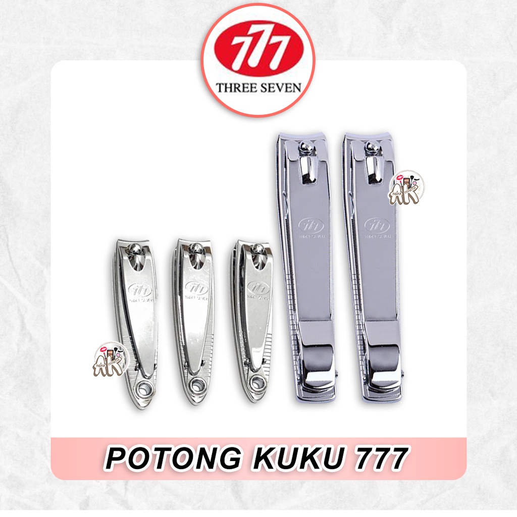 PEMOTONG / GUNTING KUKU 777 SILVER STAINLESS UKURAN BESAR DAN KECIL