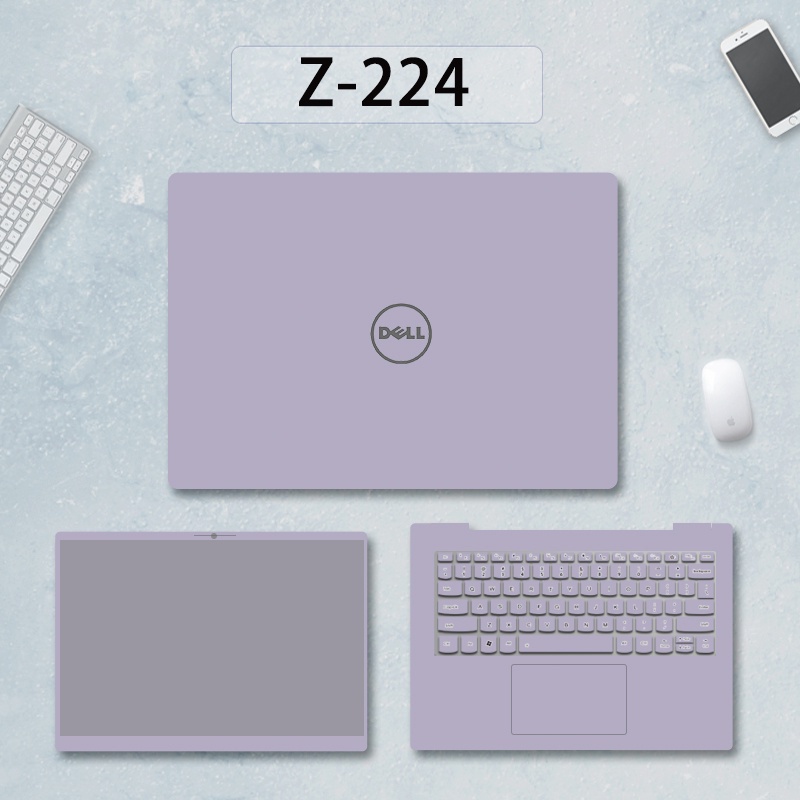 Dell Notebook Sticker Lingyue 14pro PURE COLOR Simple Shell Sticker 5418 Achievement 5310 / 5510 Solid Color Protective Film 15plus Computer 7510 Film 15.6 Inch 7000 Full Body Sticker