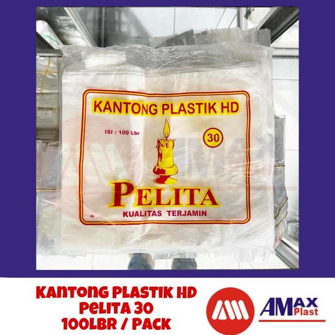 

.........] Kantong Plastik Kresek Ukuran 30 isi 100 Lembar Merk Pelita Murni