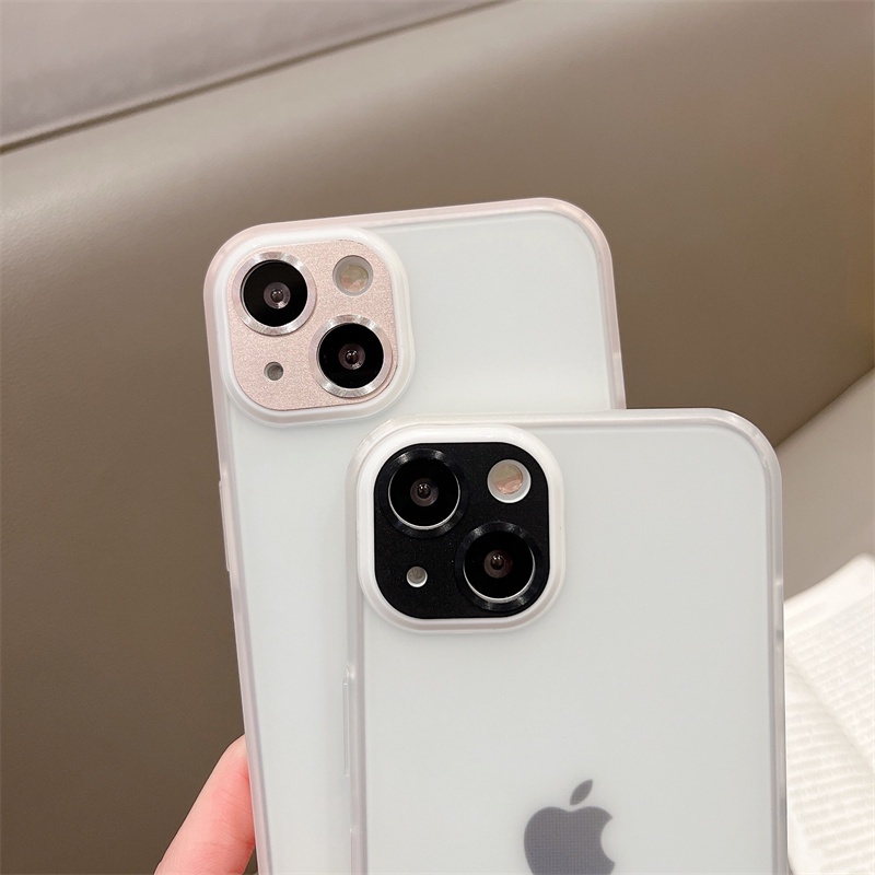 Soft case Bahan Metal Untuk iphone 11 13 12 pro max Xs max XR 7 8 plus Se20