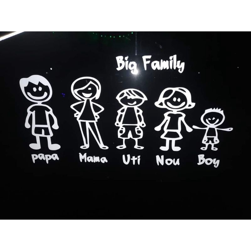 

stiker Big family