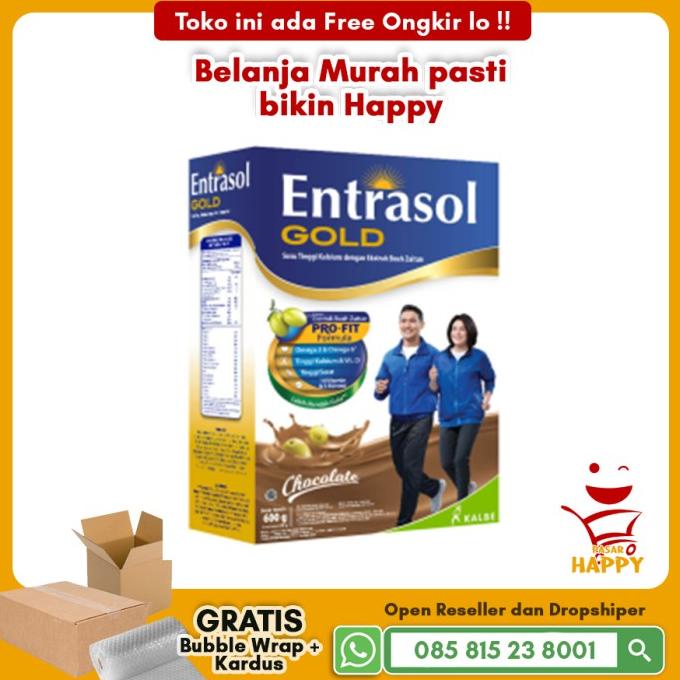 

(BISA COD) Susu Entrasol Gold Chocolate 600gr TERBATAS Kode 477