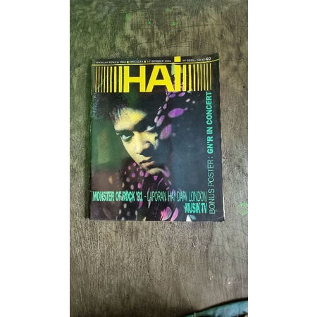 Majalah Hai No XV 40 Th 1991 Monster Of Rock
