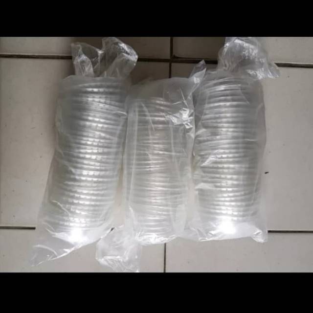 Tutup Cembung Gelas / Lid Cup Plastik PP 22 OZ