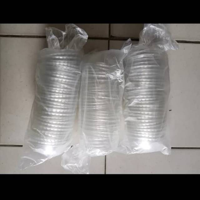 Tutup Cembung Gelas / Lid Cup Plastik PP 22 OZ