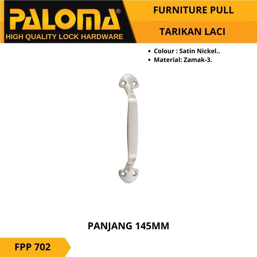 PALOMA FPP 702 TARIKAN LACI JENDELA SN SILVER