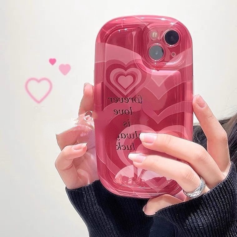 Case Motif Hati Warna Gradasi Untuk iPhone 12 13 11 Pro Max X Xs Max Xr rgjnv