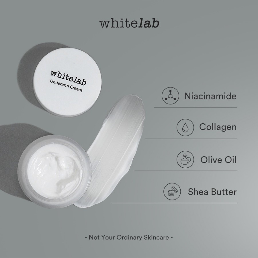 ✨ AKU MURAH ✨ Whitelab Underarm Cream Niacinamide + Collagen 20gr BPOM