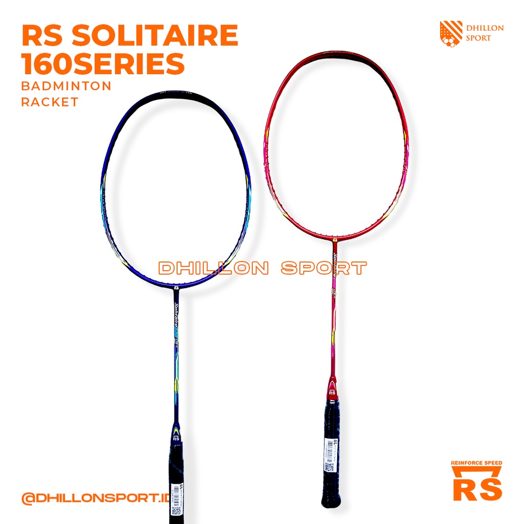 Raket Badminton RS SOLITAIRE 100 200 300 500 600 LTE II Original Reinforce speed